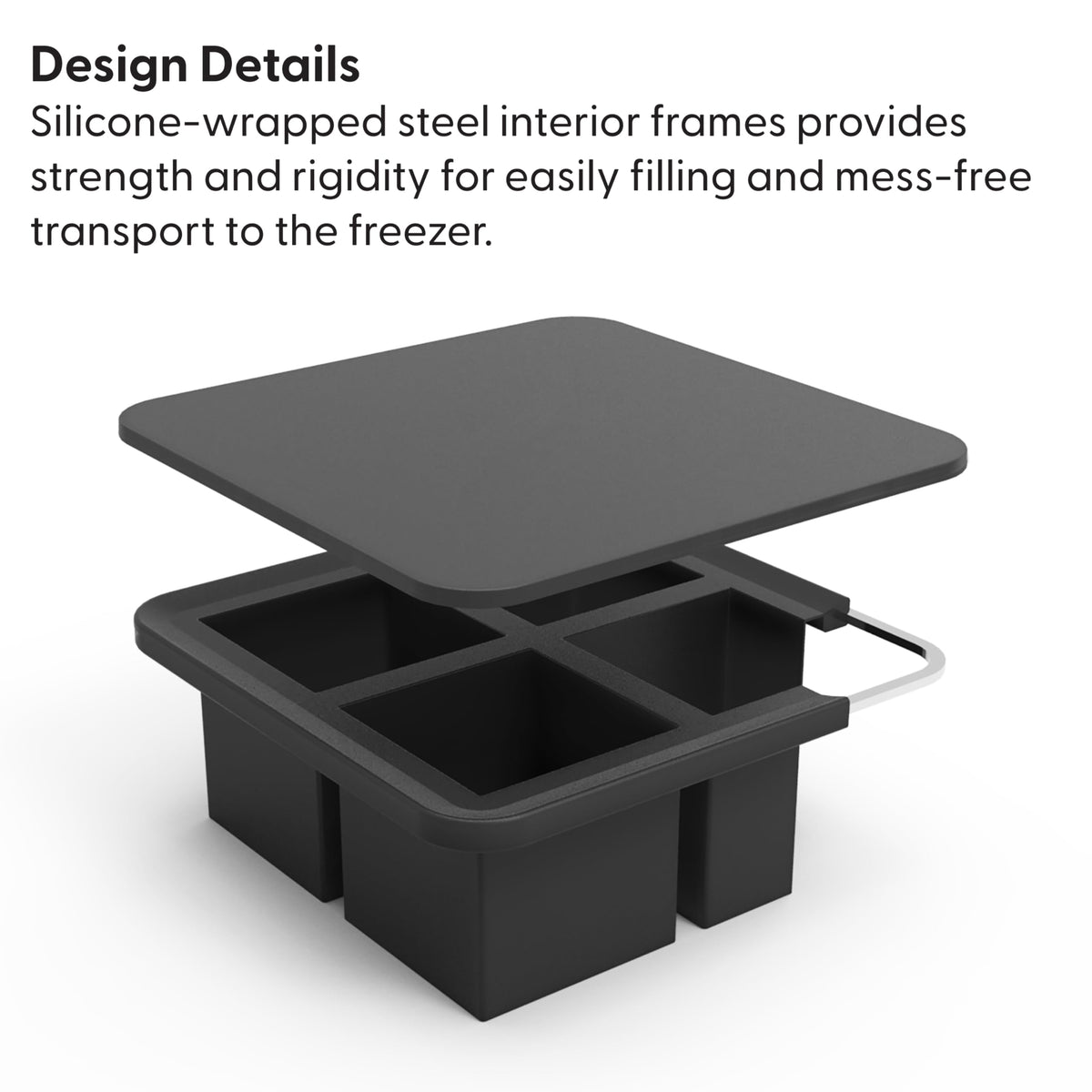 W&P Peak individually molded compartments allow easy single-cube popping.