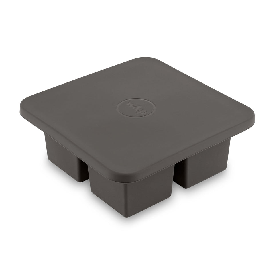 W&P Peak ice tray shows interior steel frame for sturdy filling and transfer.