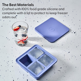 W&P Peak silicone-wrapped rim adds rigidity for mess-free removal.
