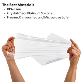 W&P Stretch Wrap in microwave-safe use for reheating food