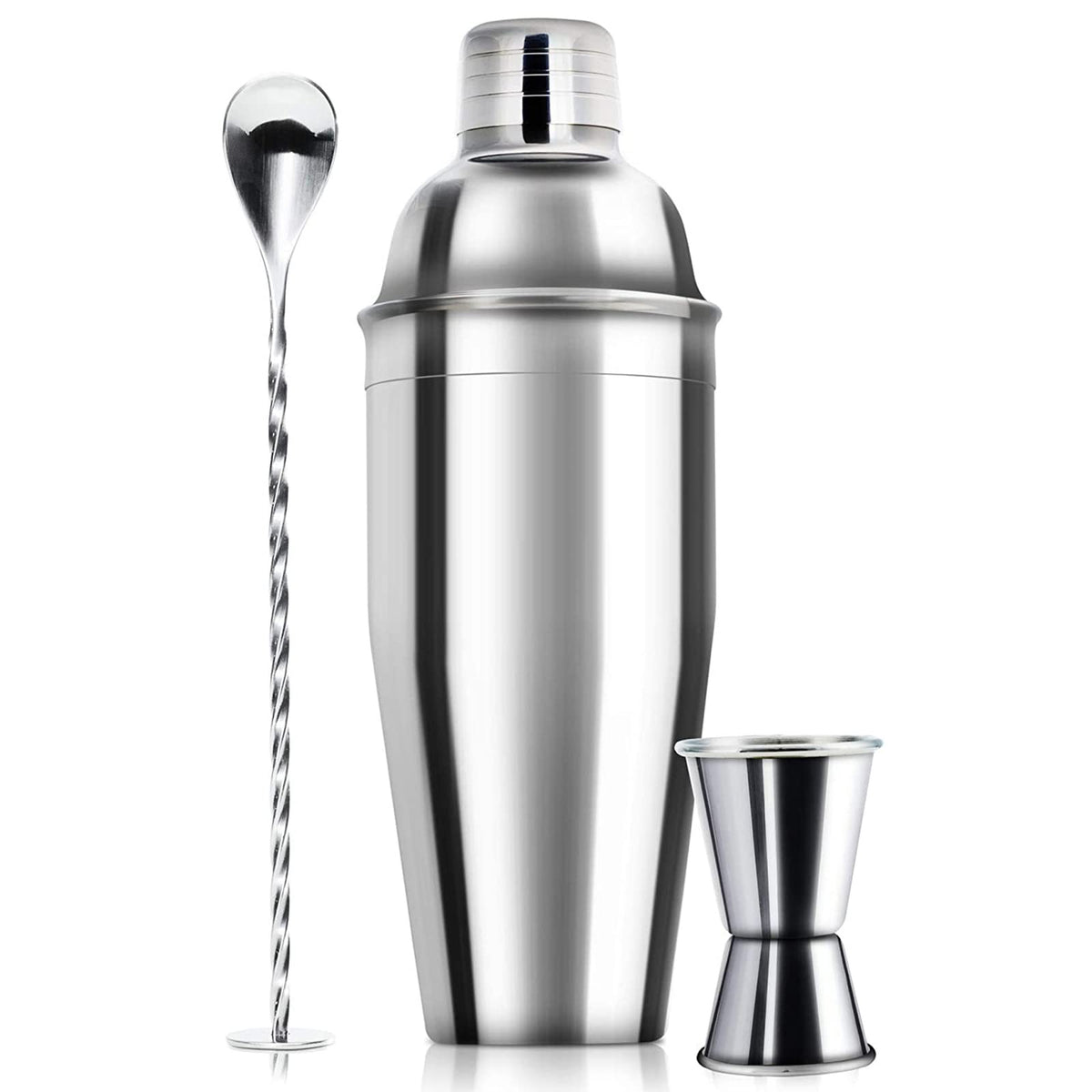 WPHUAW 24oz shaker with built-in strainer for smooth pours