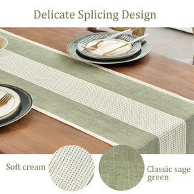 Wracra table runner displayed in a complete dining setup elevating everyday meals