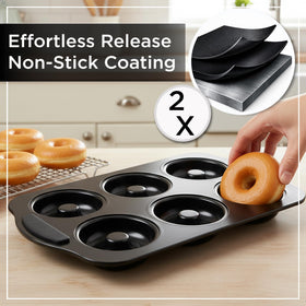 Wrenbury Bagel Pan is oven and dishwasher safe for simple cleanup.