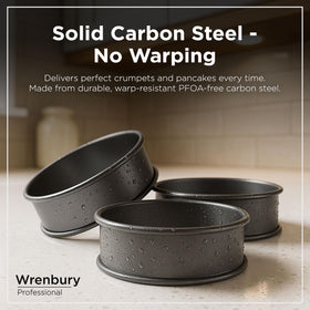 Wrenbury rings are dishwasher and air fryer safe for quick cleanup.