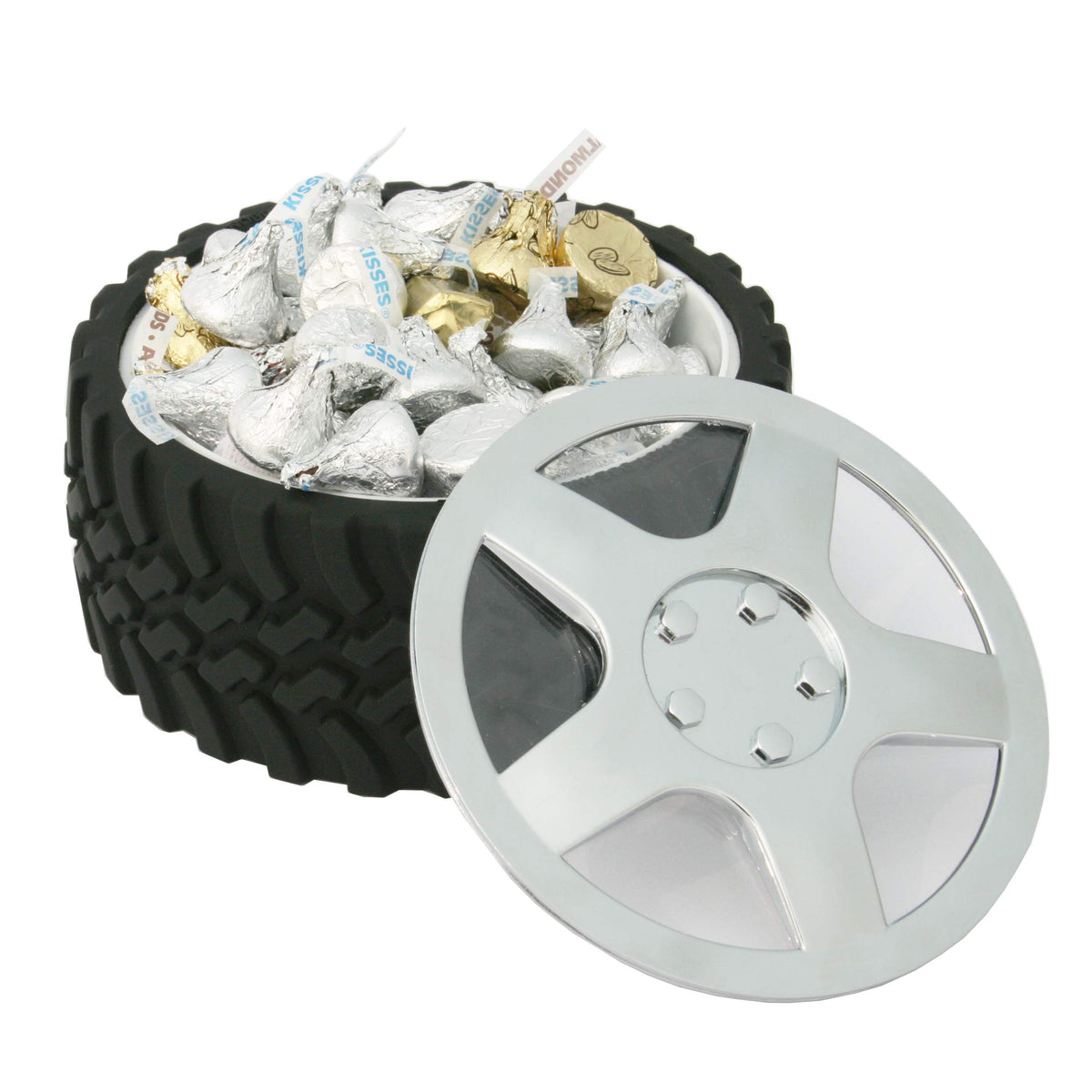 Wrenchware decorative tire bowl captured as a conversation piece.