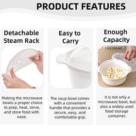 WRINGKIT bowls with ergonomic side handles for secure grip while cooking.