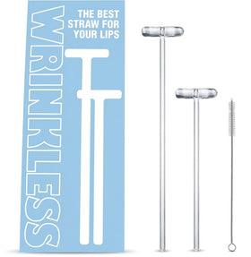 Wrinkless anti-wrinkle glass straw for 40oz tumbler enables smooth, cool sipping