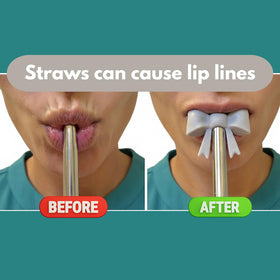 WrinX Stone Straw Topper shows soft silicone for gentle lip comfort