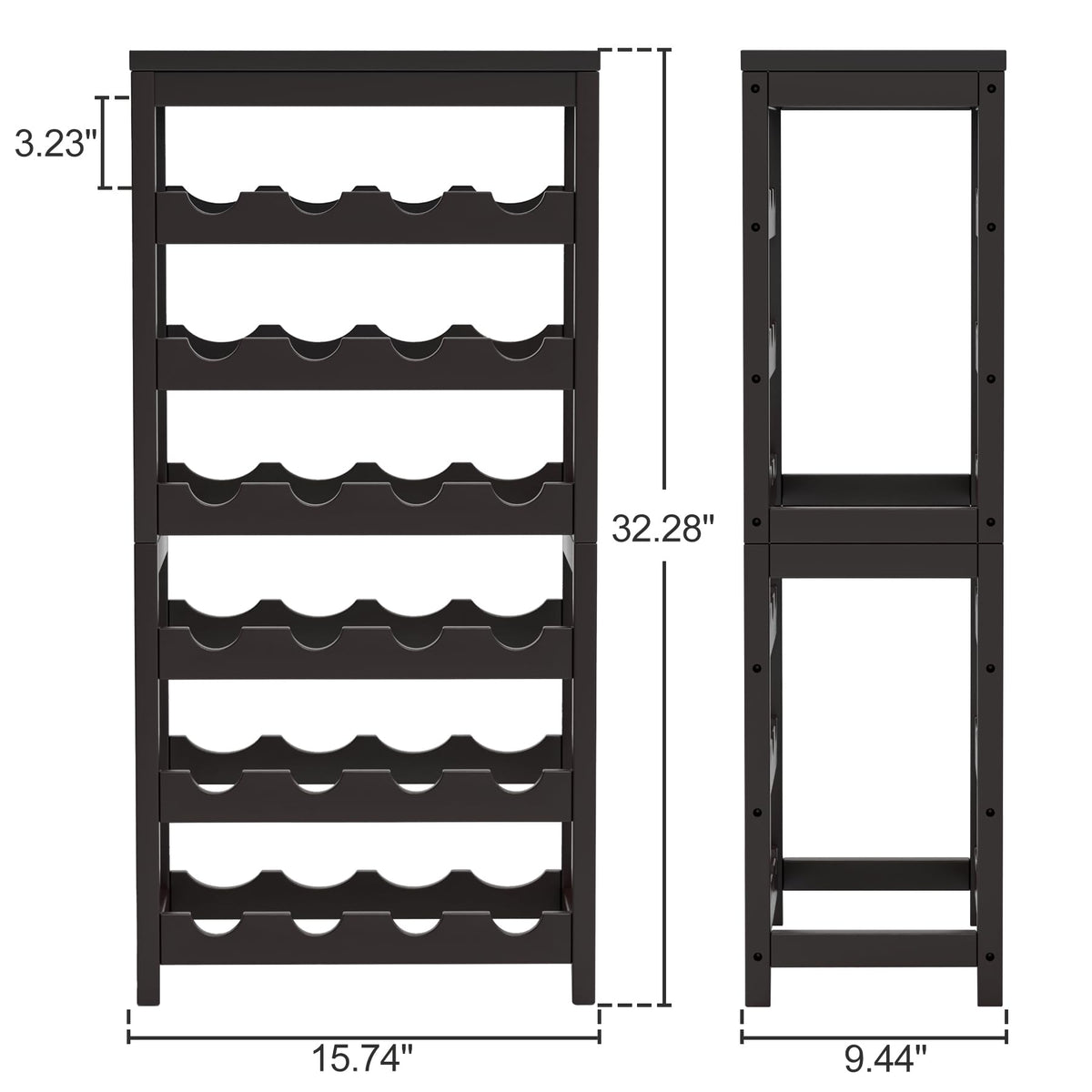 WRONWA space-saving wine storage solution for entertaining spaces.
