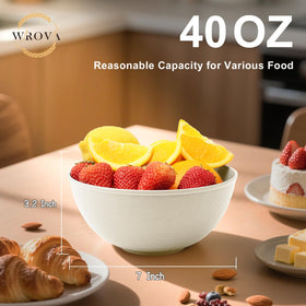 Wrova thick anti-scald soup bowls 40oz offer safer hot meals.