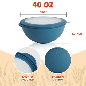 Wrova lid with clear center highlights contents at a glance