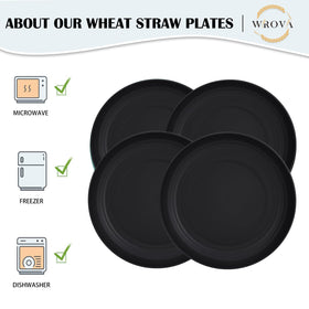 Wrova 11-inch plate is dishwasher and microwave safe for easy cleanup