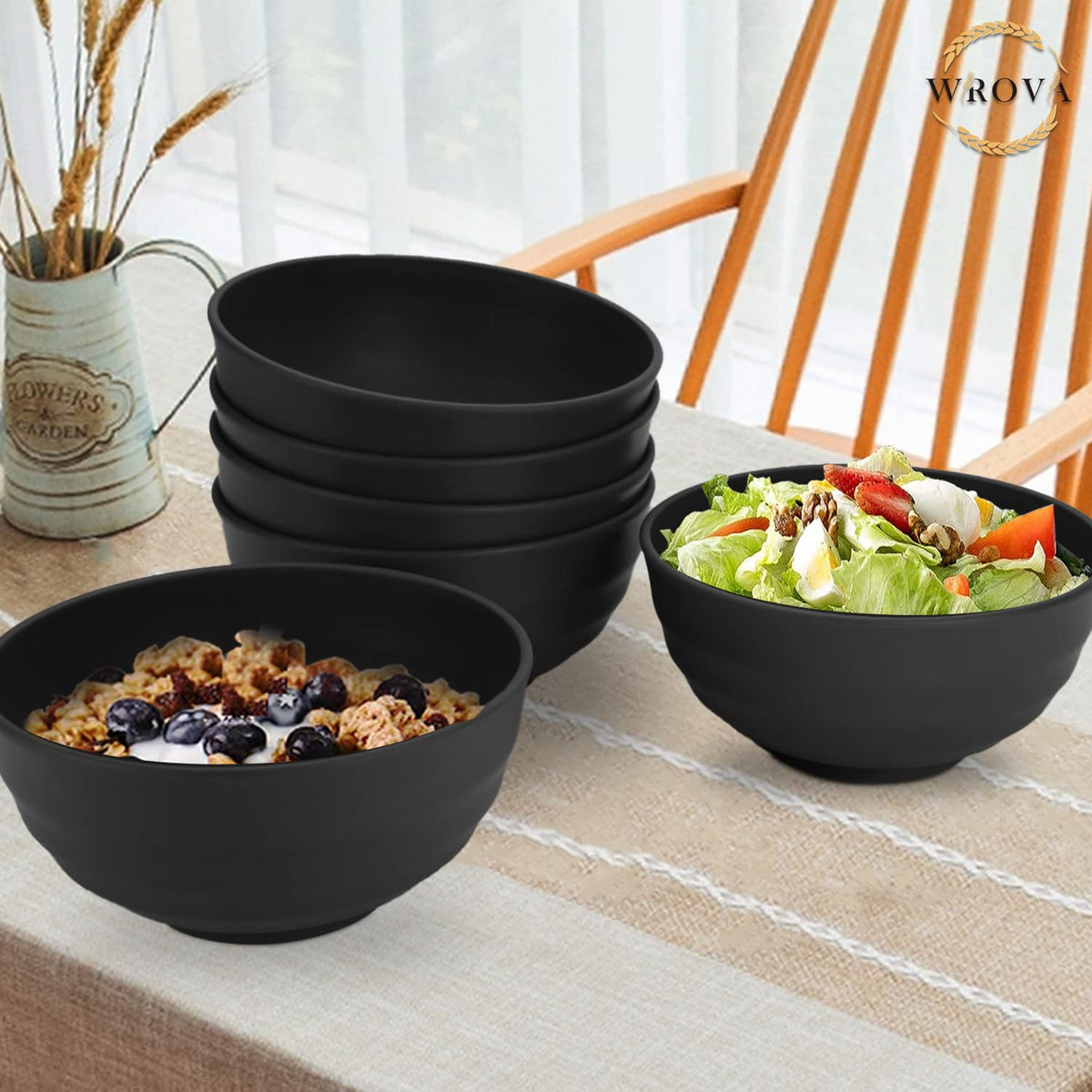 Wrova kitchen tabletop bowls display stylish, versatile tableware for everyday dining.