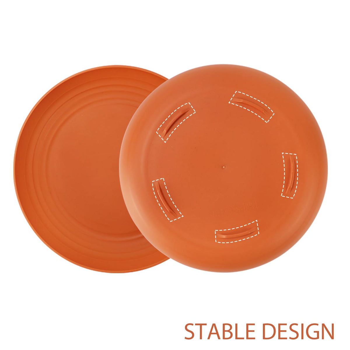 Wrova plate for camping and kitchen use, lightweight and stackable.