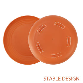 Wrova plate for camping and kitchen use, lightweight and stackable.