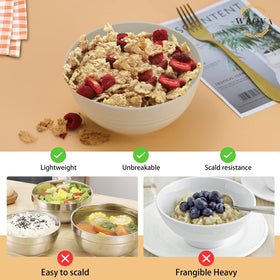 Wrova dishwasher-safe bowls simplify cleanup after meals.