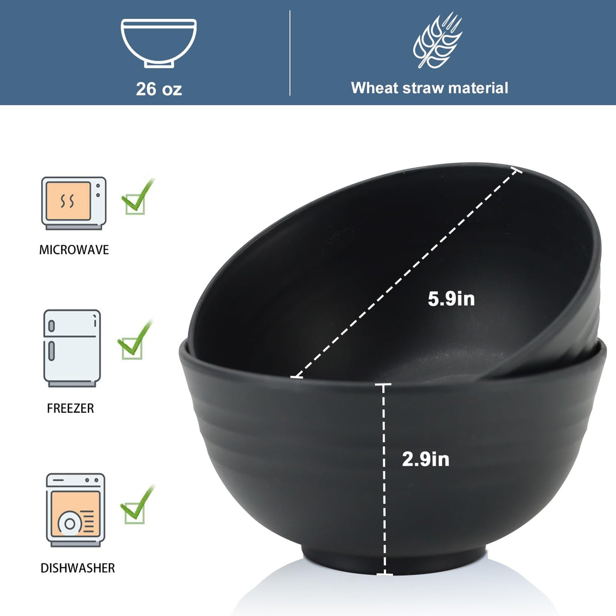 Wrova bowls feature smooth edges for comfortable handling and daily use.