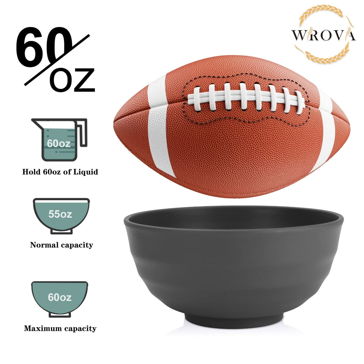 Wrova bowls in deep gray are dishwasher-safe for easy cleaning.