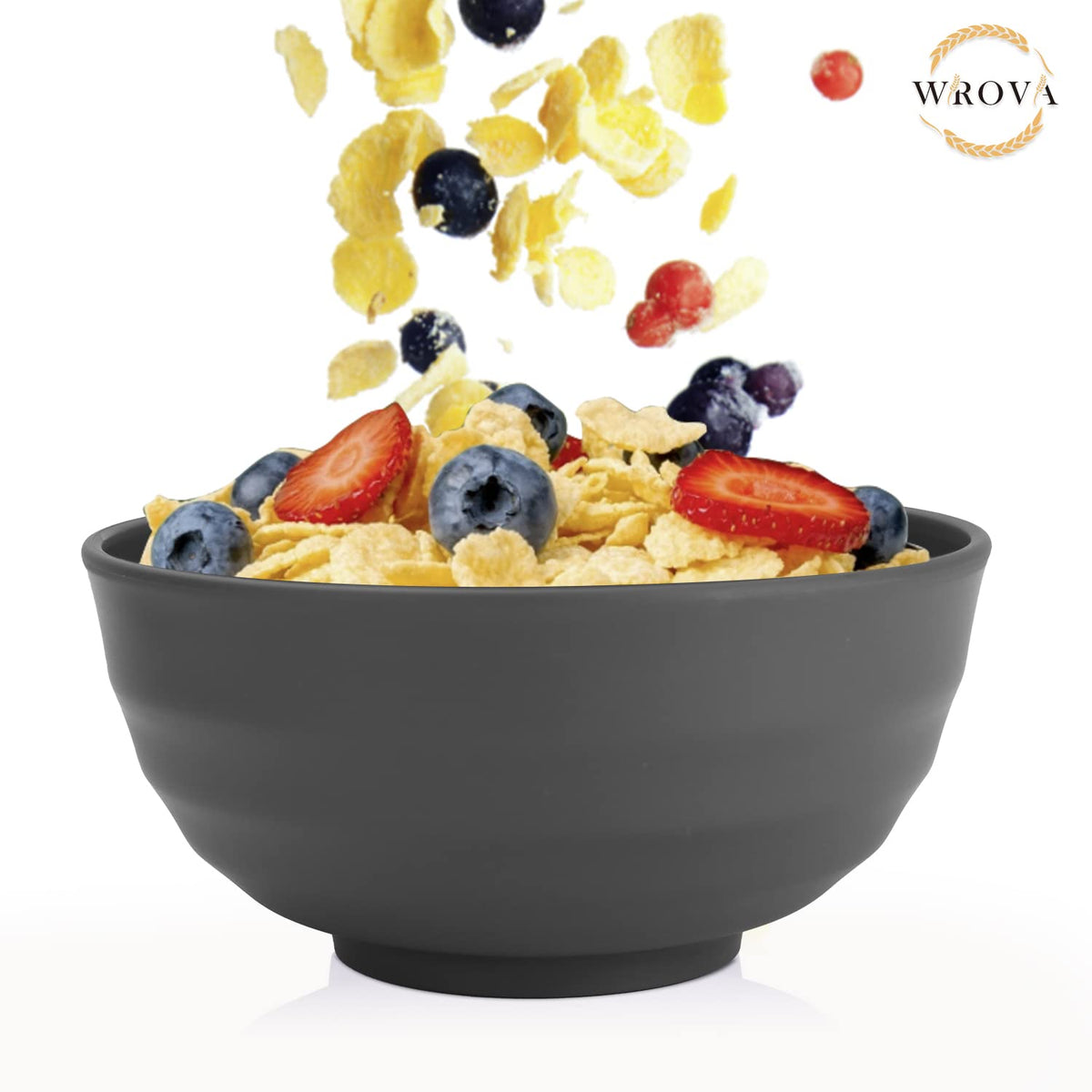 Six-color set adds variety and style to your dining table.