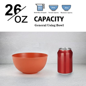 Wrova wheat straw bowls dishwasher-safe for easy cleanup.