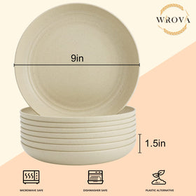 Wrova plate is dishwasher-safe for easy cleanup after meals