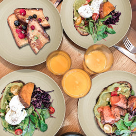 Wrova 9-inch plate designed for kids' meals and daily use
