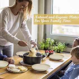 Wrova wheat straw eco-friendly reusable plate option