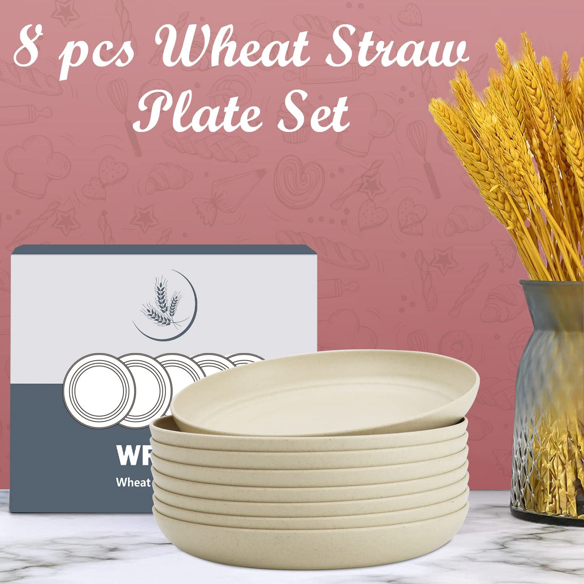 Wrova plates set up for kitchen and table arrangements