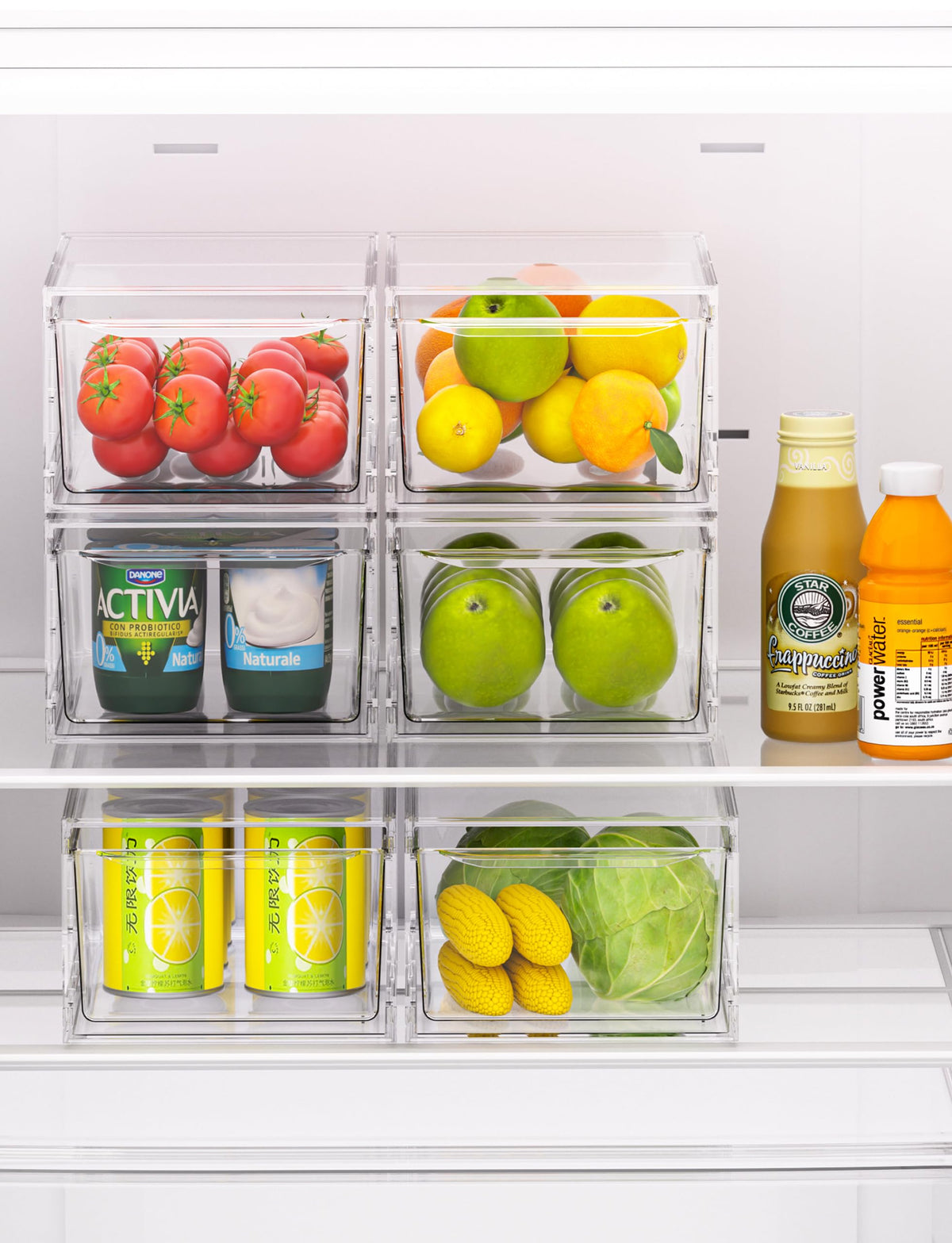 WRRLORS drawer with movable dividers adapts to snacks or toiletries.