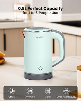 WTJMOV kettle features large opening and seamless interior for easy cleaning.