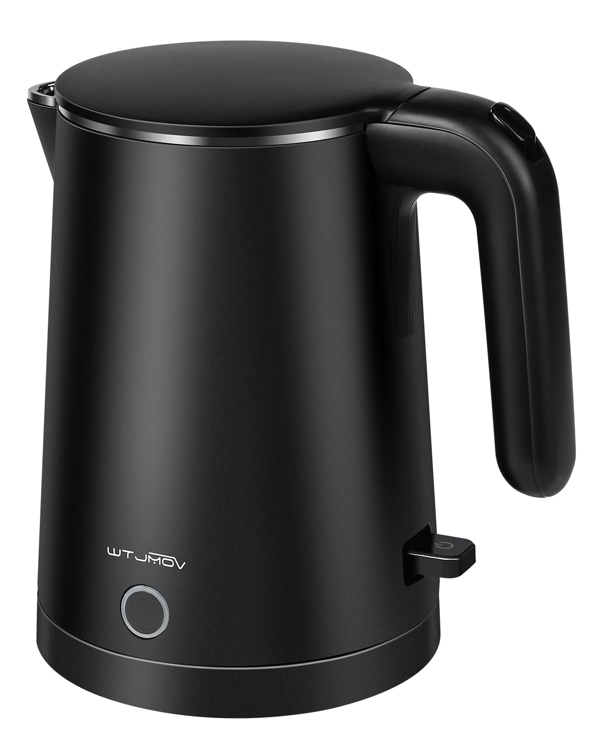 WTJMOV 1L electric kettle front view for rapid tea and coffee prep