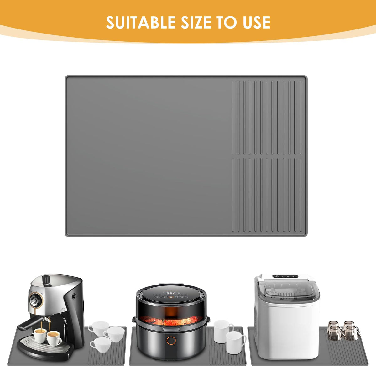 WUDIALIEN versatile mat protecting counters across kitchen tasks