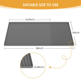 WUDIALIEN mat drain-section area designed for cups and wet items