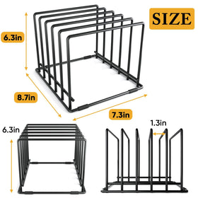 WUGEUSCH two-pack setup for extra storage on counters or in cabinets.
