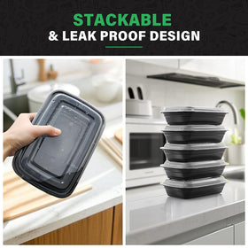 WUHUIXOZ leak-proof lids keep sauces contained during commute and storage