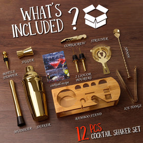 Wukuna Bamboo Stand Display keeps your bar organized and stylish.