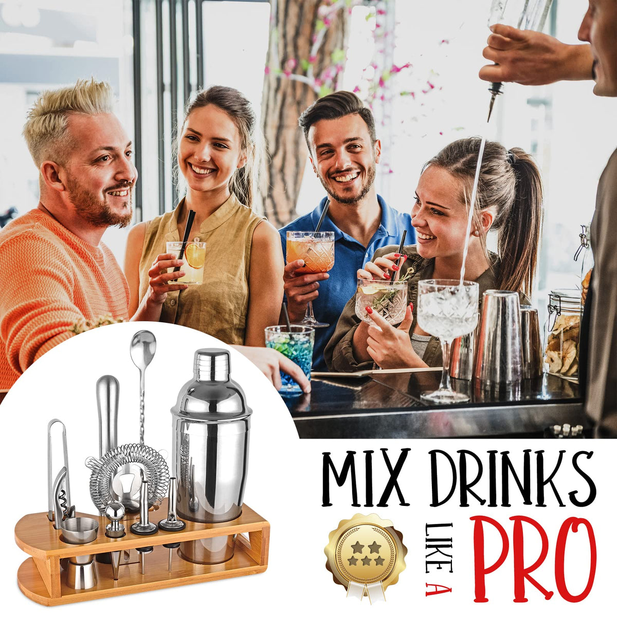 Wukuna dishwasher-safe bar tools simplify cleanup after gatherings.