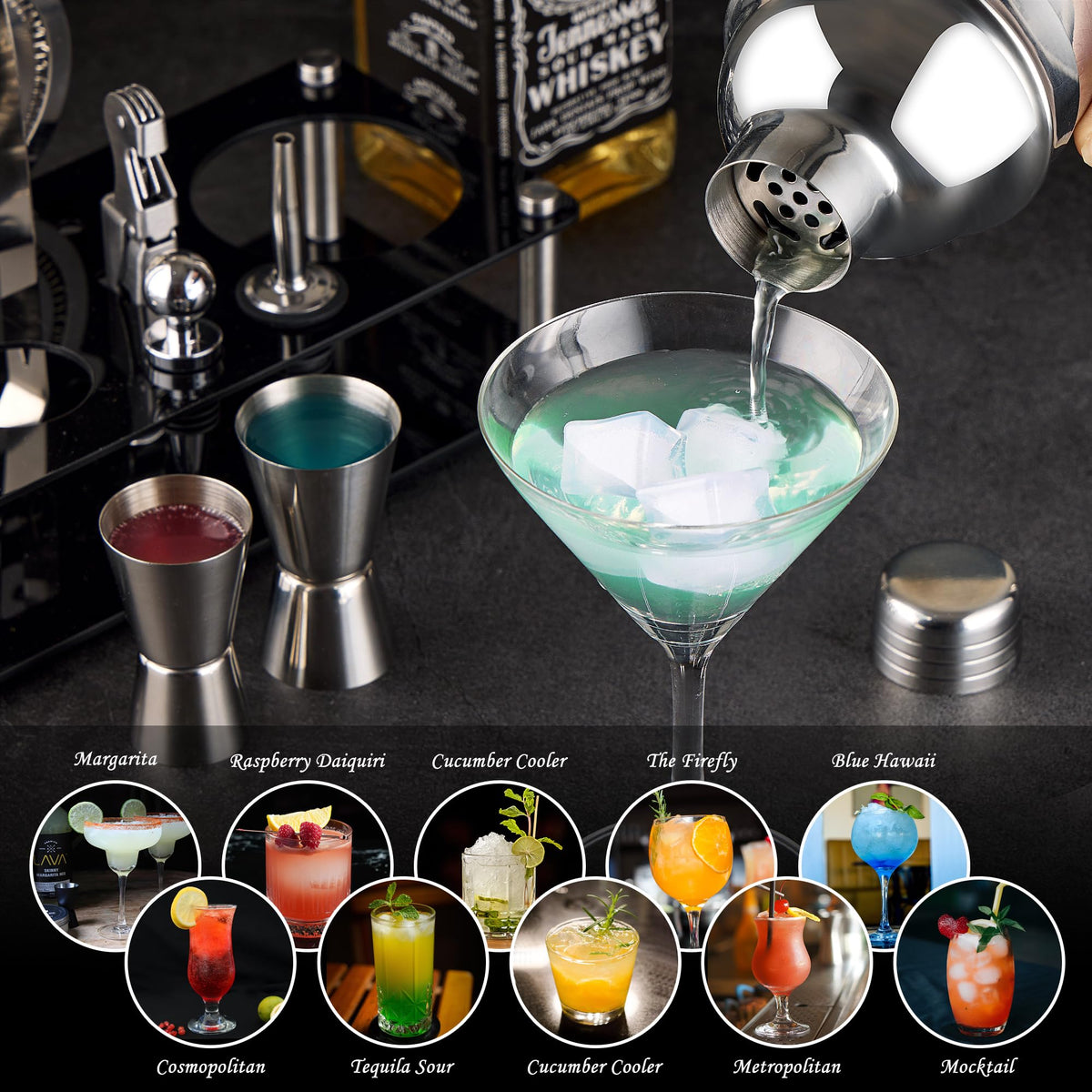 Wukuna hardcover cocktail recipe book to spark creative mixology ideas.