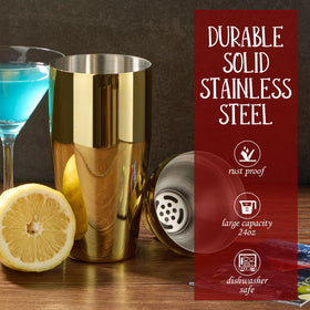Wukuna Stainless Steel Bartender Tools resist fingerprints for a clean look.