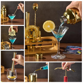 Wukuna Strainer and Jigger provide precise pours for balanced cocktails.
