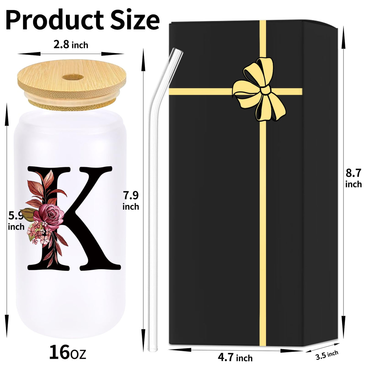 Wulcea gift-ready monogram cup for birthdays and special occasions.