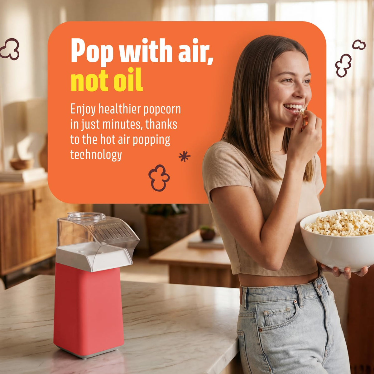 Wumple oil-free design emphasizes lighter snacking without added fats