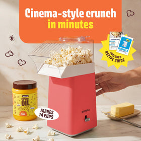 Wumple 14-cup capacity highlights batch-friendly popcorn for family movie nights