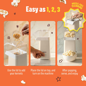 Wumple measuring cup included for precise kernel portions.