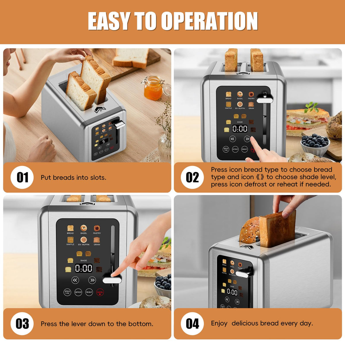 WUNLY compact storage design keeps countertops tidy