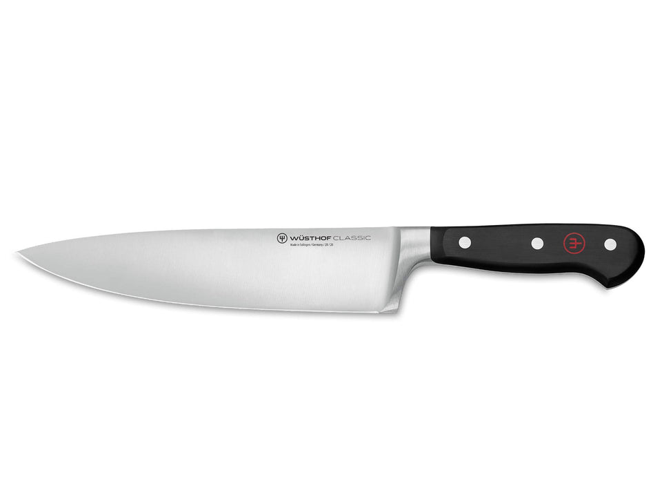 Wüsthof Classic 8-inch chef knife blade designed for precise slicing.