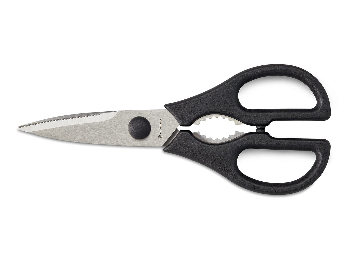 Wüsthof Come Apart kitchen shears close-up with easy-clean two-piece design
