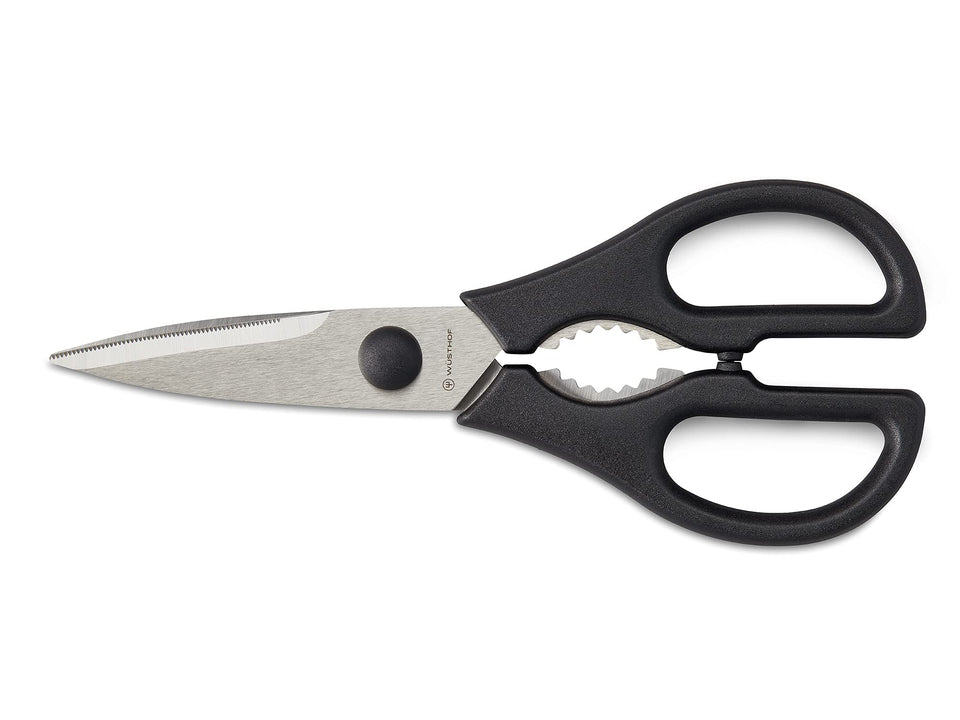 Wüsthof Come Apart kitchen shears close-up with easy-clean two-piece design