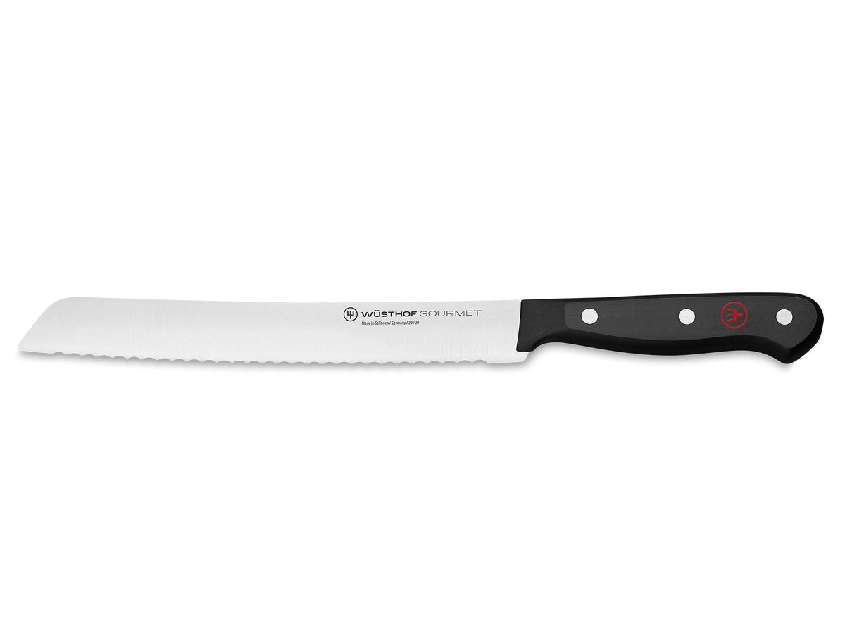 Wüsthof Gourmet 8-inch bread knife blade for clean, crust-friendly slices