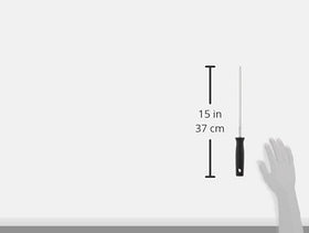WÜSTHOF black composite handle provides secure grip during sharpening